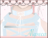 Aly! Corset Choker Blu
