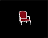 K White & Red Chair
