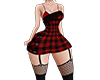 Red Checkered Dress 