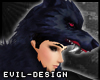 #Evil Blue Werewolf Helm