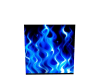 cutout blue fire