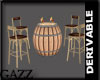 DRV Barrel Bar Chairs