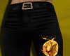 GolD Black Pants M