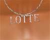 *N* Name necklace Lotte