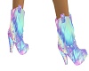 Pastel party boots