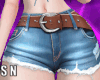 N. Jeans Short w/Belt