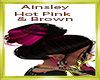 Ainsley Hot Pink & Brown