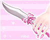 ♡ Cute pink knife