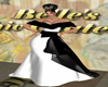 VIOLA WHT/BLK GALA GOWN