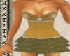 t| Gold Party Dress