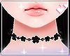 Choker flower black