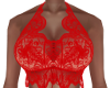 Red Viola Lace Top
