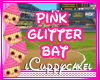 !C Pink Glitter Bat 