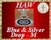 Blue & Silver Drop - M