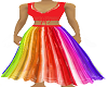 skirt & top rainbow & re
