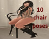Boudoir Chair 10 poses