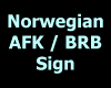 Norwegian AFK-BRB Red