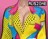 [AZ] PopArt Blazer Outfi