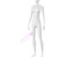 neon pink devil tail