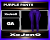 PURPLE PANTS