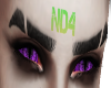 Demonic Purple Cat Eyes