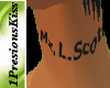 Mz. L. Scott neck tattoo