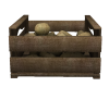 Crated Brown Potatoes
