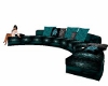 Teal dragon Sofa