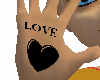 !love + <3 palm tat!