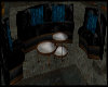 Blue sofa set