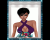 *D* Purple Wrapped Top