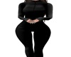 black snow suit black snow suit