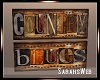 Country Blues Wood Art
