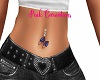 USA Bow Belly Piercing