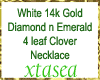 White Gold n Emeralds