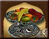 (K) Ornate M/Fruits Bowl
