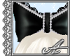 Pearl Lace Bow~ Gothic