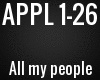 APPL - All my people