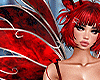 Dark Red Fairy Wings