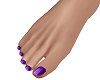 Small Feet/Purple Nails