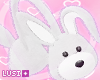White Earmuffs Bunny