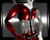red spiked suit M