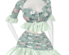 Spring Floral Mint Dress