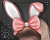 lDl Bunny Ears Bow Pink