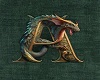 Dragon letter A