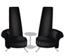 Black Modern chairs