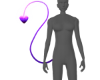 ☢ Heart Tail Purple