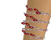 (dee) Red RUBY Armlet