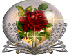 (M)Rose Globe Sticker