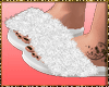 {N} Flat fur slippers *